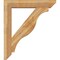 Ekena Millwork Funston Slat Rough Sawn Bracket w/ Offset Brace, Western Red Cedar, 8"W x 42"D x 48"H BKT0806X42X48FST06RWR - alternate 2